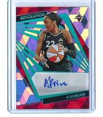 A'ja Wilson [Cubic] #AG-AJW Basketball Cards 2022 Panini Revolution WNBA Autographs Prices