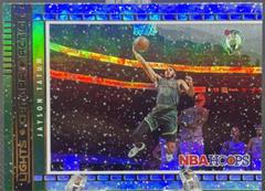 Jayson Tatum [Winter Holo] Basketball Cards 2021 Panini Hoops Lights Camera Action Prices