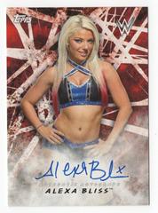 Alexa Bliss #A-AL Wrestling Cards 2018 Topps WWE Road To Wrestlemania Autographs Prices