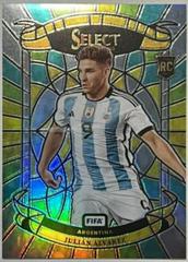 Julian Alvarez #1 Soccer Cards 2022 Panini Select FIFA Stained Glass Prices