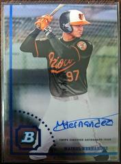 Maikol Hernandez Baseball Cards 2022 Bowman Heritage Chrome Prospect Autographs Prices