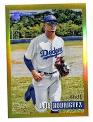 Luis Rodriguez [Chrome Prospect Yellow] #133 Baseball Cards 2021 Bowman Heritage Prices