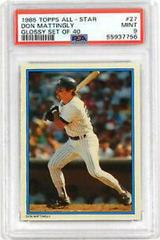 Don Mattingly #27 Baseball Cards 1985 Topps All Star Glossy Set of 40 Prices
