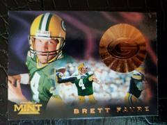 Brett Favre [Bronze] Football Cards 1996 Pinnacle Mint Prices