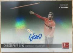 Christopher Lenz [Black Refractor] #CAC-CL Soccer Cards 2021 Stadium Club Chrome Bundesliga Autographs Prices