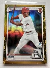 Masyn Winn [Gold Foil] Baseball Cards 2020 Bowman Draft 1st Edition Prices
