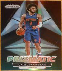 Cade Cunningham #8 Basketball Cards 2022 Panini Prizm Prizmatic Prices