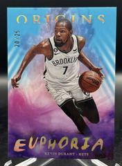 Kevin Durant [Turquoise] #15 Basketball Cards 2022 Panini Origins Euphoria Prices