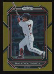 Masataka Yoshida [Gold] #1 Baseball Cards 2023 Panini Prizm Prices