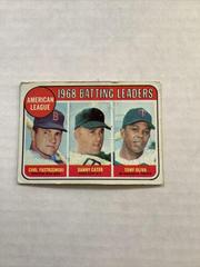 AL Batting Leaders [Yastrzemski, Cater, Oliva] #1 Baseball Cards 1969 Topps Prices