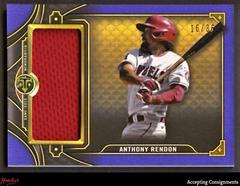 Anthony Rendon [Amethyst] #SJR1-AR2 Baseball Cards 2022 Topps Triple Threads Single Jumbo Relics Prices