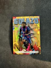 Ansu Fati [Gold Lava Refractor] #29 Soccer Cards 2021 Topps Chrome UEFA Champions League Prices