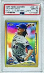Jacob DeGrom [Gold Refractor] #MB-19 Baseball Cards 2014 Topps Chrome Update Prices