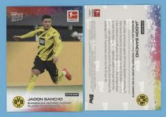 Jadon Sancho #140 Soccer Cards 2020 Topps Now Bundesliga Prices