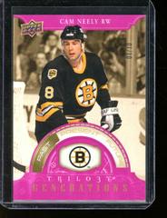 Cam Neely [Pink] #TG-2A Hockey Cards 2022 Upper Deck Trilogy Generations Prices