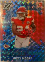 Skyy Moore [Red] #RW-SM Football Cards 2022 Panini Zenith Rookie Wave Prices