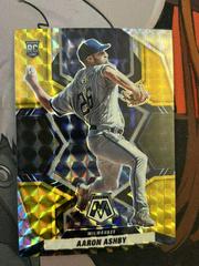 Aaron Ashby [Choice Black Gold] #231 Baseball Cards 2022 Panini Mosaic Prices