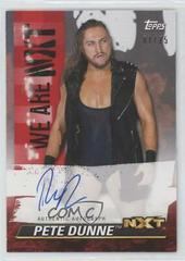 Pete Dunne [Red] #A-PD Wrestling Cards 2021 Topps WWE We Are NXT Autographs Prices