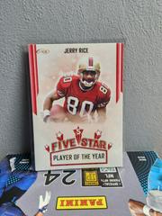 Jerry Rice Football Cards 2023 Sage Five Star Prices