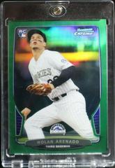 Nolan Arenado [Green Refractor] #24 Baseball Cards 2013 Bowman Chrome Prices