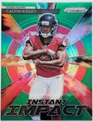 Calvin Ridley [Green Prizm] #II-9 Football Cards 2018 Panini Prizm Instant Impact Prices