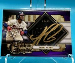 Ozzie Albies [Purple] #GG-OA Baseball Cards 2022 Topps Five Star Golden Graphs Autographs Prices