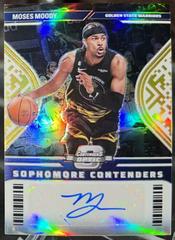 Moses Moody [Gold] #12 Basketball Cards 2022 Panini Contenders Optic Sophomore Autograph Prices