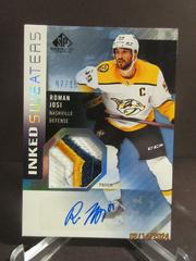 Roman Josi [Patch] #IS-RJ Hockey Cards 2021 SP Game Used Inked Sweaters Autograph Prices