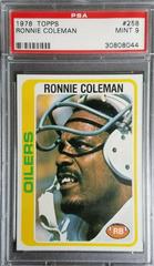 Ronnie Coleman Football Cards 1978 Topps Prices