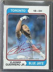 Vladimir Guerrero Jr. [Special Edition Red Ink] #ROA-VG Baseball Cards 2023 Topps Heritage Real One Autographs High Number Prices