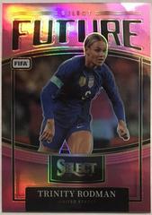 Trinity Rodman [Pink] Soccer Cards 2022 Panini Select FIFA Future Prices