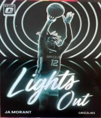 Ja Morant Basketball Cards 2022 Panini Donruss Optic Lights Out Prices