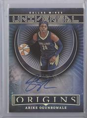 Arike Ogunbowale [Black] #UA-ARK Basketball Cards 2023 Panini Origins WNBA Universal Autographs Prices