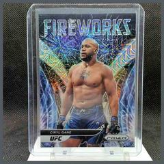 Ciryl Gane [Mojo] #12 Ufc Cards 2022 Panini Prizm UFC Fireworks Prices