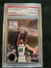 David Robinson #9 Basketball Cards 1993 Skybox Premium Prices