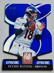 Peyton Manning [Aspirations Die Cut] #28 Football Cards 2014 Panini Elite Prices
