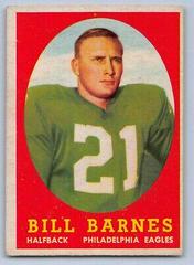Bill Barnes #4 Football Cards 1958 Topps Prices