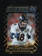Peyton Manning [Black] #16 Football Cards 2020 Panini Illusions Clear Shots Prices