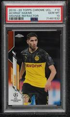 Achraf Hakimi [Orange Refractor] Soccer Cards 2019 Topps Chrome UEFA Champions League Prices