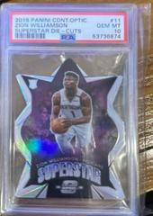 Zion Williamson Basketball Cards 2019 Panini Contenders Optic Superstar Die Cuts Prices