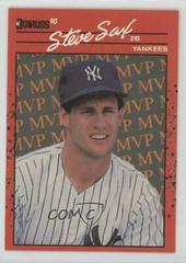Steve Sax #BC-22 Baseball Cards 1990 Donruss MVP Prices