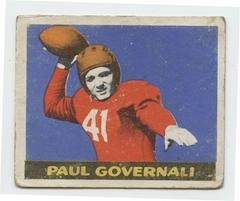 Paul Governali [Light Tan Helmet] Football Cards 1948 Leaf Prices