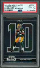 Jordan Love #BTN-27 Football Cards 2020 Panini Playoff Behind the Numbers Prices