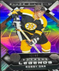 Bobby Orr [Purple] Hockey Cards 2022 Upper Deck Black Diamond Legends Prices