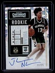 Jordan Nwora [Autograph Cracked Ice] Basketball Cards 2020 Panini Contenders Prices