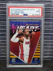 Dwyane Wade [Red] Basketball Cards 2018 Panini Donruss Optic All Heart Prices