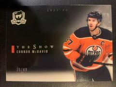 Connor McDavid #SB-10 Hockey Cards 2021 Upper Deck The Cup Show Black Prices