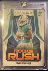 Jaylen Waddle [Gold] #RR8 Football Cards 2021 Panini Rookies and Stars Rush Prices