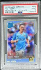 Phil Foden [Press Proof Die Cut] #179 Soccer Cards 2018 Panini Donruss Prices