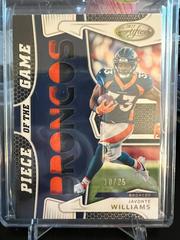 Javonte Williams [Gold] #PG-JWI Football Cards 2022 Panini Certified Piece of the Game Prices